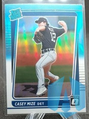 2021 Donruss Optic Carolina Blue & White Prizm Casey Mize Rated Rookie #39